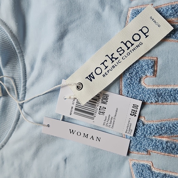 Workshop Republic Clothing Kids Blue 'VACAY' T-Shirt - Picture 2 of 2